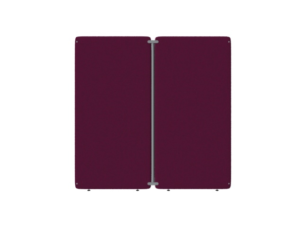 Linear-Verbinder mit Rohr für Duo-Stellwand